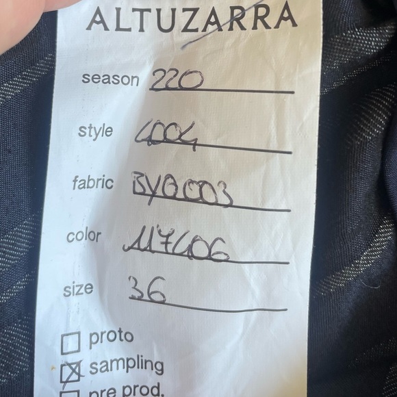 Altuzarra Striped Top size 36 - Picture 3 of 3